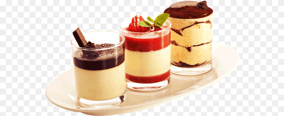 Desserts Bardakta Tatllar, Cream, Dessert, Food, Mousse Free Png Download