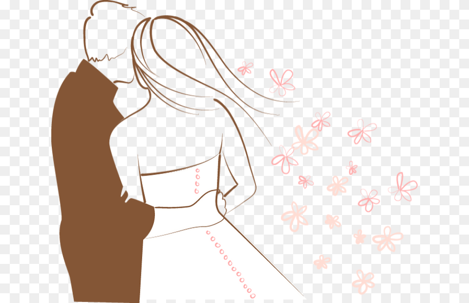 Dessin Maris Bride And Groom Wedding Background, Adult, Female, Person, Woman Png Image