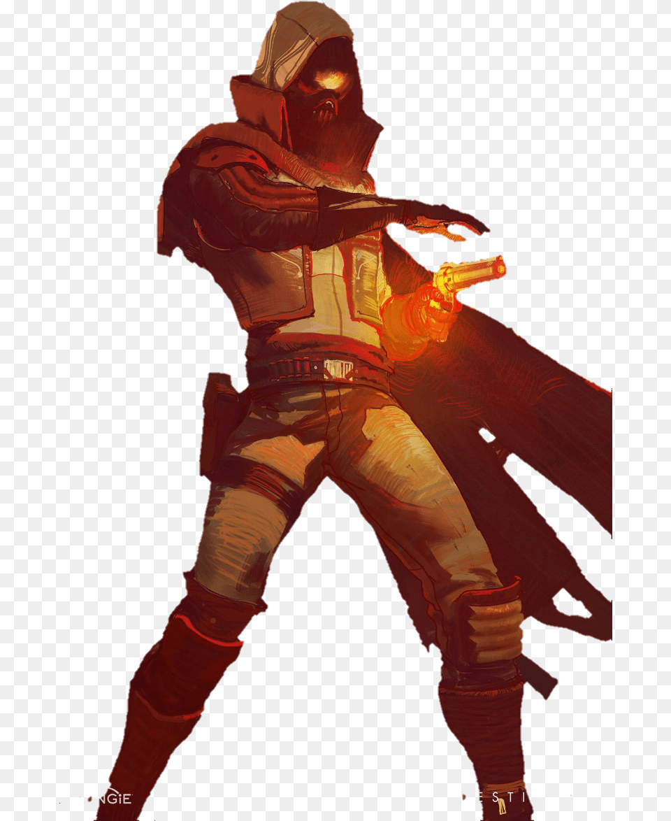 Destiny 2 Hunter, Adult, Male, Man, Person Png Image