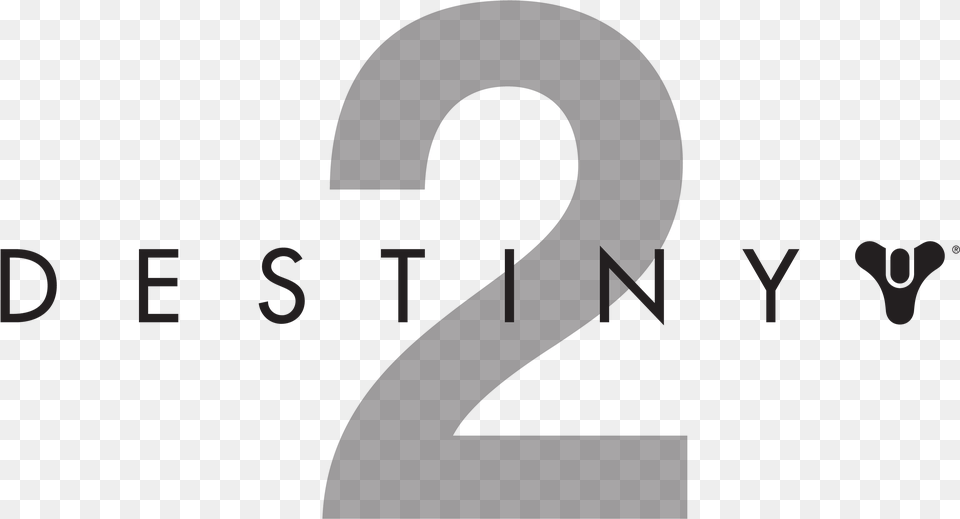 Destiny 2 Logo Transparent, Text, Number, Symbol Png