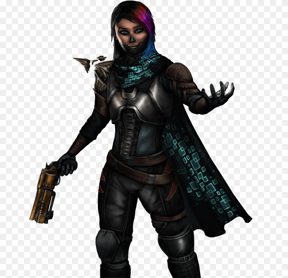 Destiny 2 Taken Hunter, Adult, Person, Woman, Female Free Png