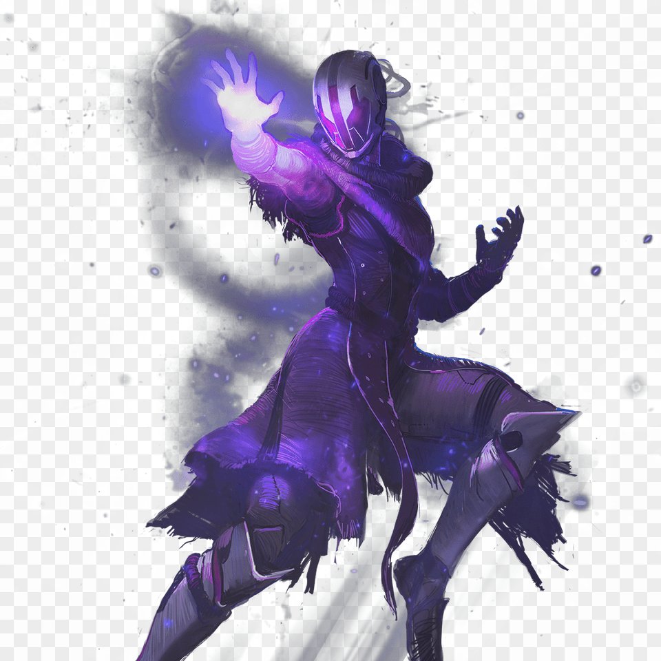 Destiny 2 Warlock Voidwalker, Art, Book, Comics, Graphics Png Image