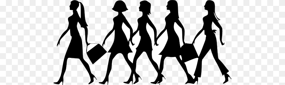 Destiny Clipart, Woman, Adult, Walking, Silhouette Png Image