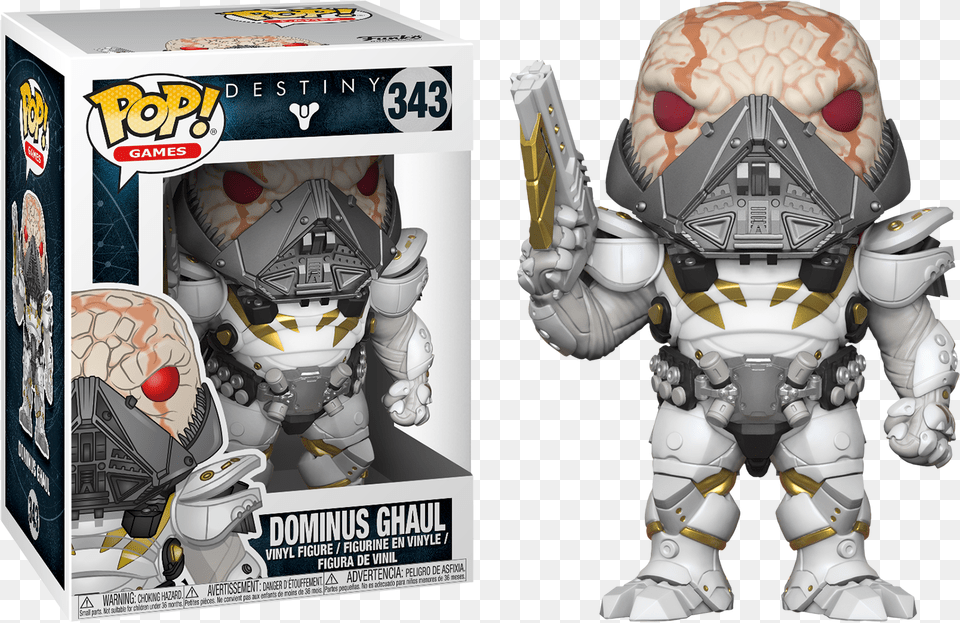 Destiny Funko Pop Dominus Ghaul, Toy, Baby, Person, Robot Free Png