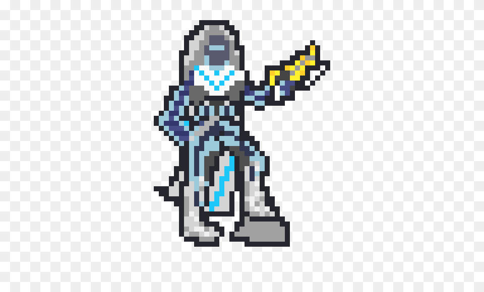 Destiny Hunter Pixel Art Maker, Qr Code, Robot Free Transparent Png