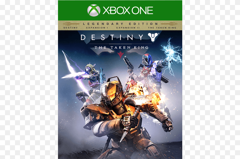 Destiny The Taken King Cover, Book, Publication, Adult, Advertisement Png