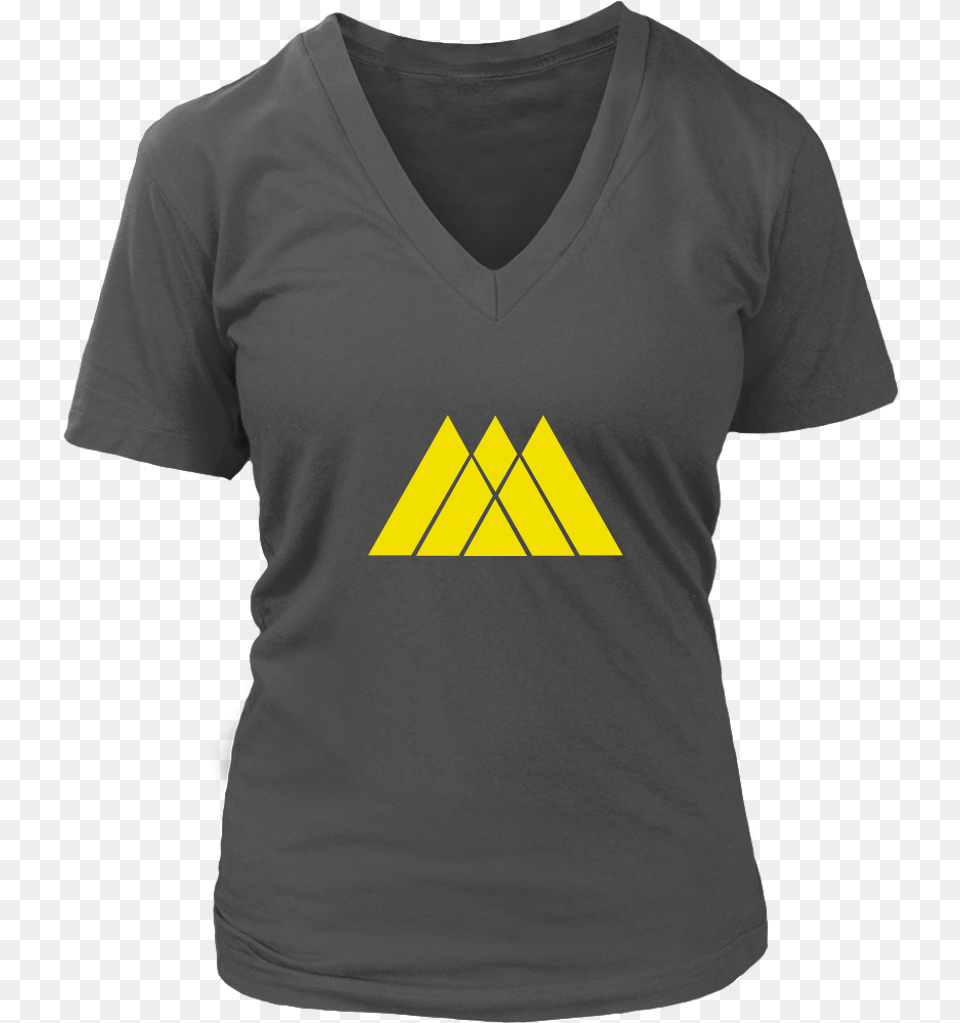 Destiny Warlock Crest Women39s V Neck T Shirt Limited Edition I Love When She Bends Over, Clothing, T-shirt, Triangle Free Transparent Png