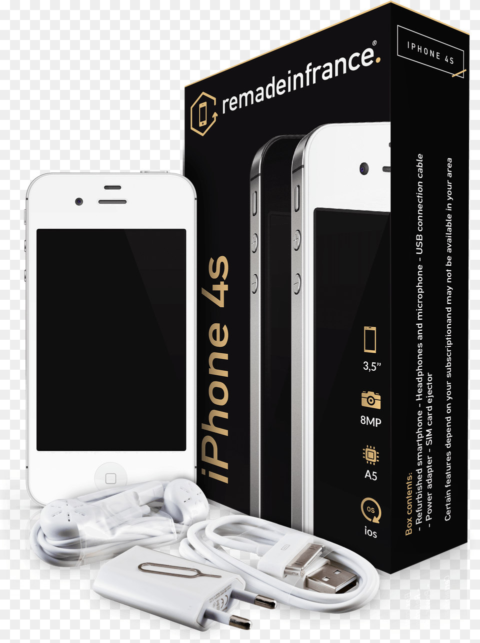 Destockage Apple Iphone 4s 32go Blanc Smartphone, Electronics, Mobile Phone, Phone Free Transparent Png