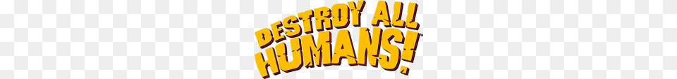 Destroy All Humans, Bulldozer, Machine, Text Free Png