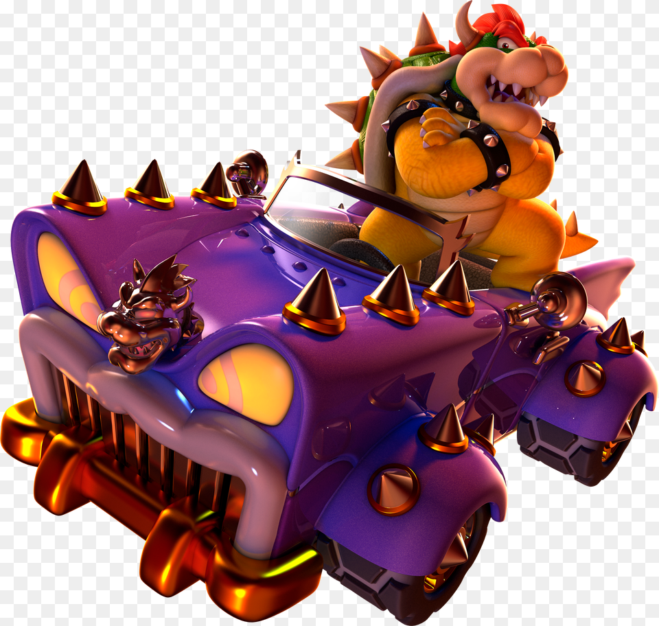 Destroyed Car Bowser Mario 3d World Free Png Download
