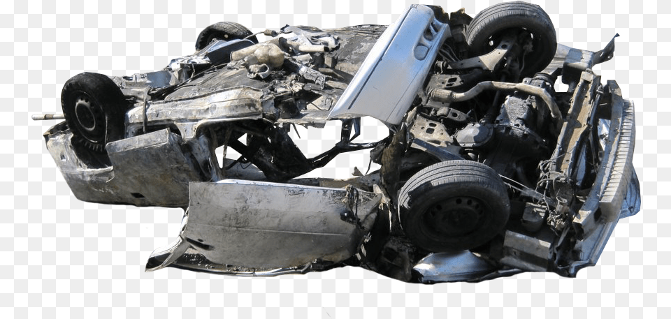 Destroyed Car Psd Official Psds Destroyed Car, Wheel, Motor, Machine, Engine Free Png Download