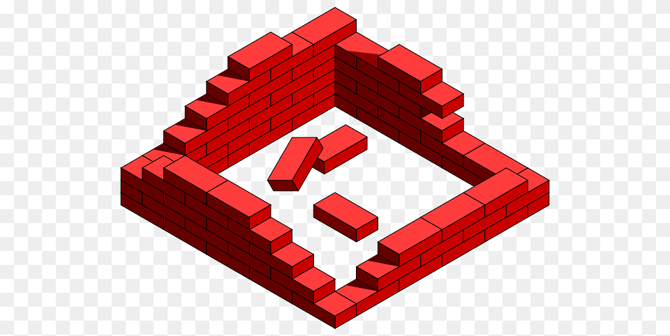 Destroyed Red Brick Wall, Dynamite, Weapon Free Png