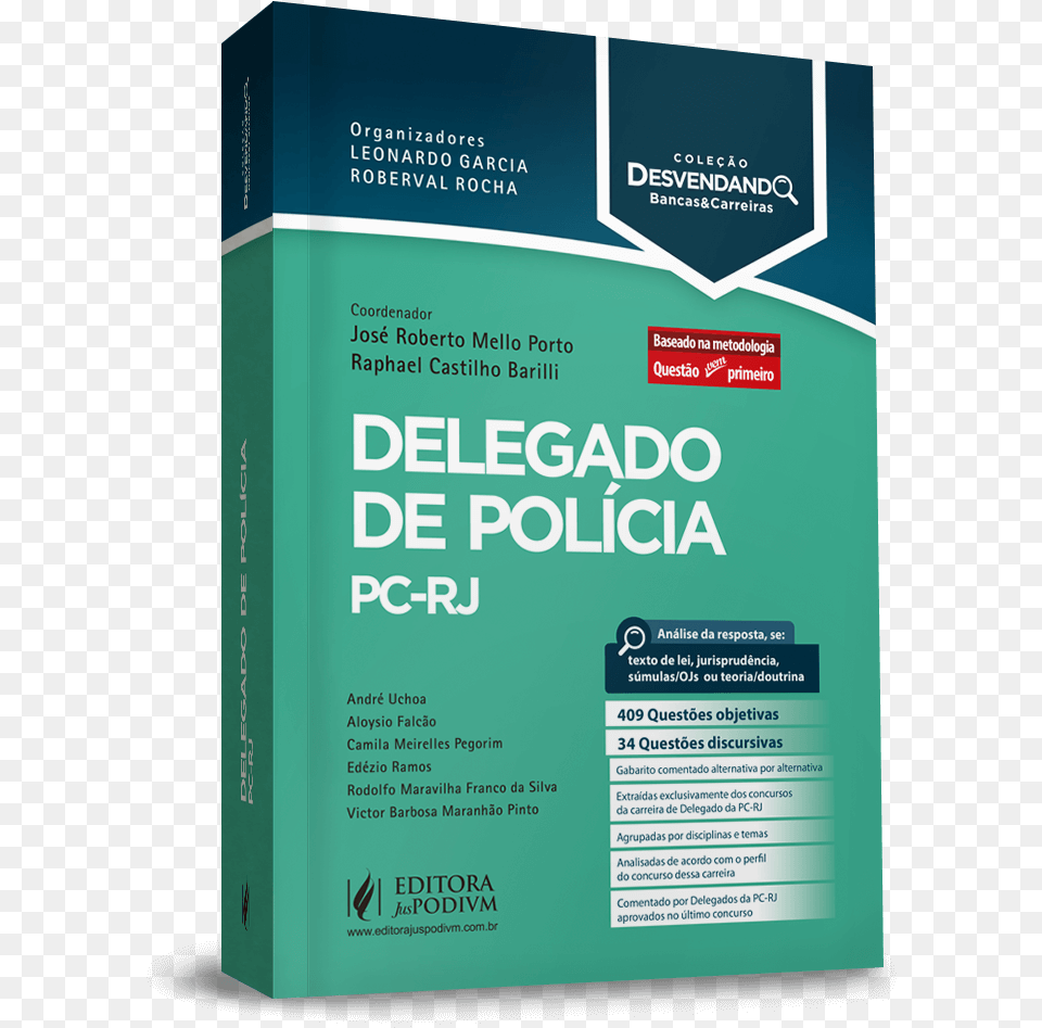 Desvendando Bancas E Carreiras Edezio Ramos Livro Delegado, Advertisement, Poster, Book, Publication Png