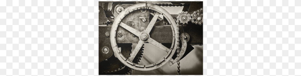 Detail Of A Rusty Ancient Church Clock Mechanism Poster Mechanisme Van De Mechanische Klok, Machine, Spoke, Wheel, Gear Png Image