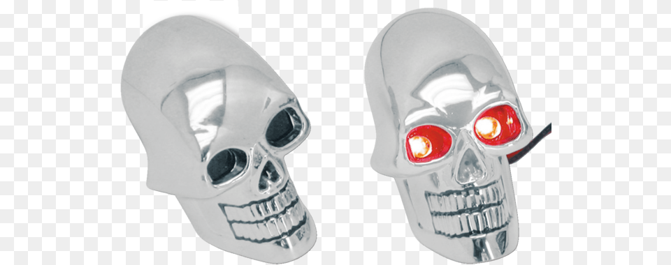 Detailed 3 Dimensional Design With A Chrome Finish Zodiac Skull Marker Lights, Food, Ketchup, Adult, Male Free Png
