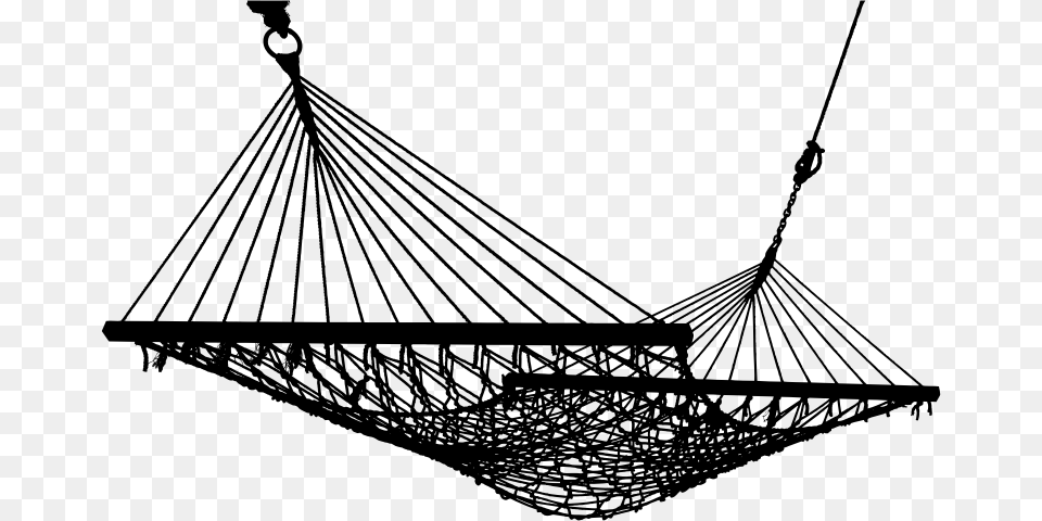 Detailed Hammock Silhouette Quotes About Hammock, Gray Free Png Download