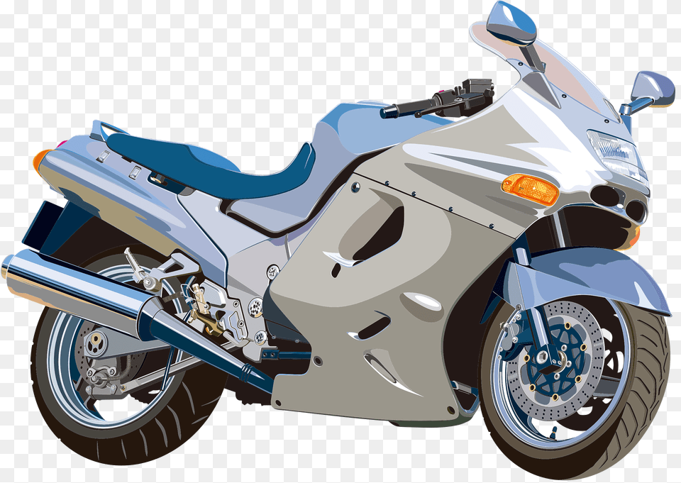 Detailed Motorcycle Clipart, Transportation, Vehicle, Machine, Spoke Png