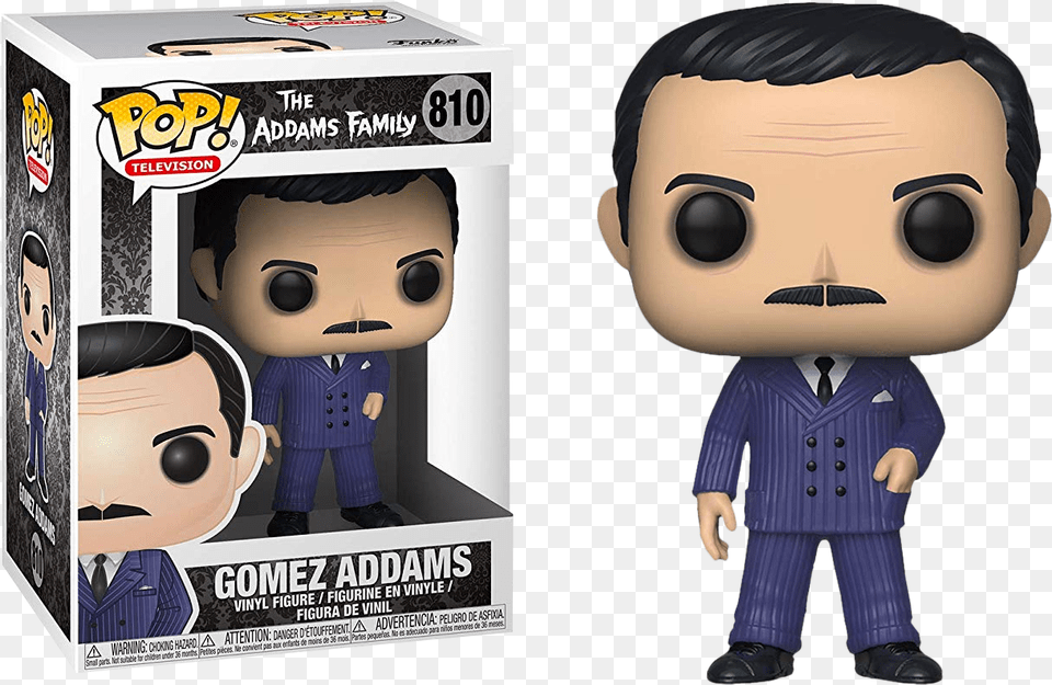 Details About Addams Family Gomez Pop Vinyl Funko New, Face, Head, Person, Baby Png