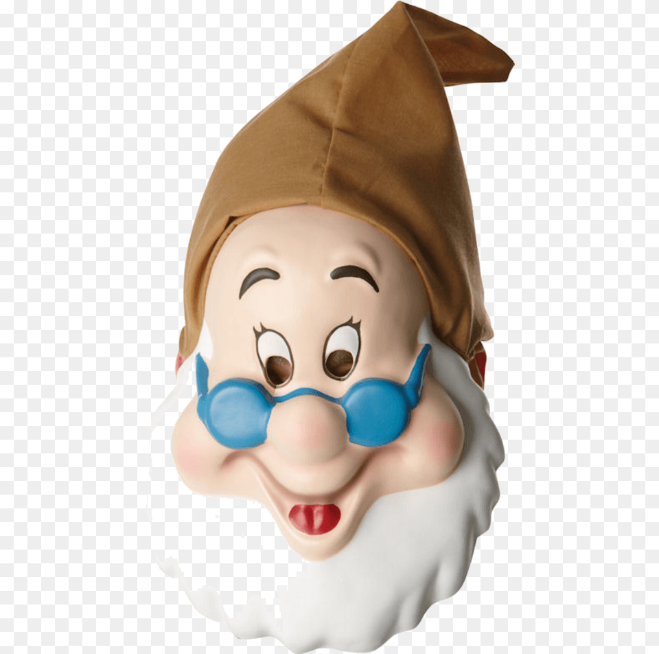 Details About Adult Doc Mask Snow White Amp The Seven Snow White And The Seven Dwarfs Mask, People, Person, Baby, Clothing Free Png