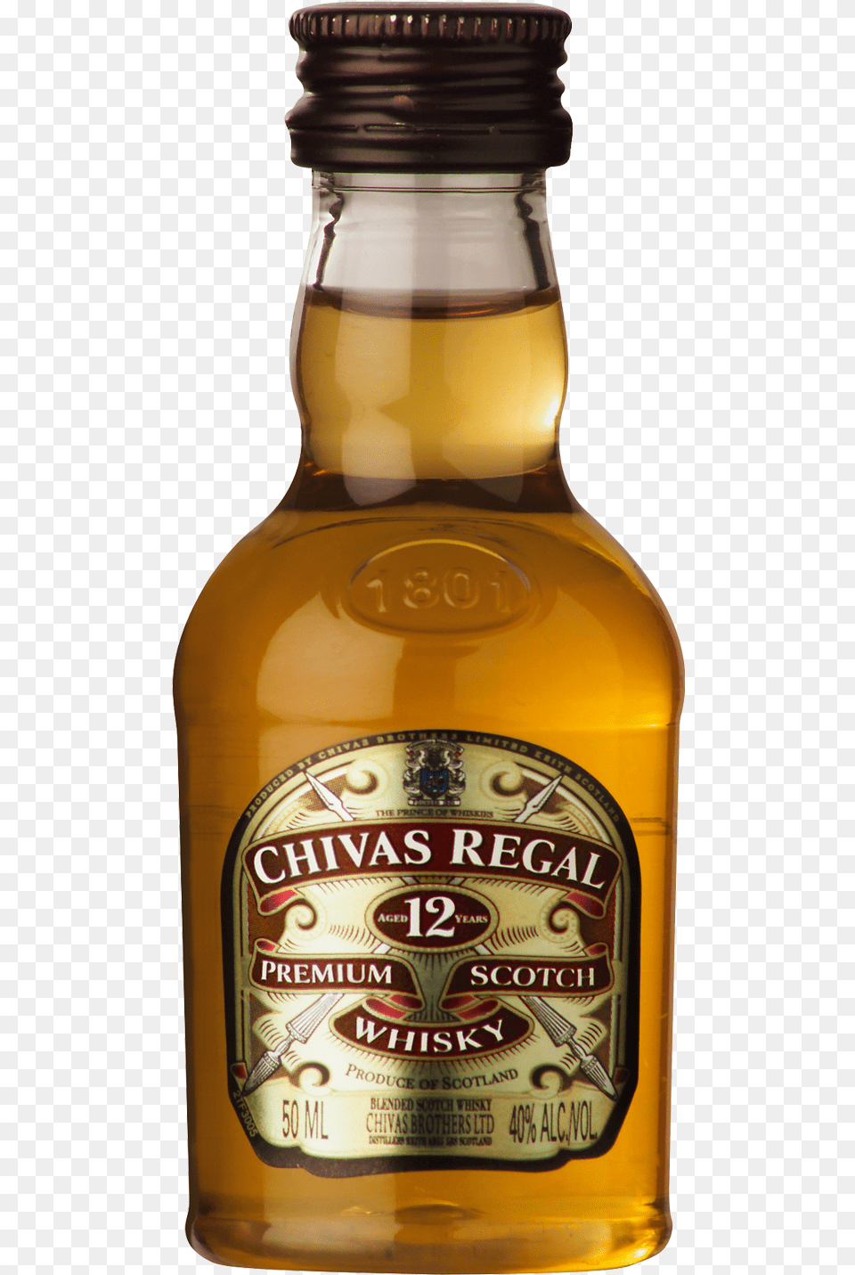 Details About Chivas Regal 12 Year Old Scotch Whisky 50 Ml Chivas Regal, Alcohol, Beer, Beverage, Liquor Png