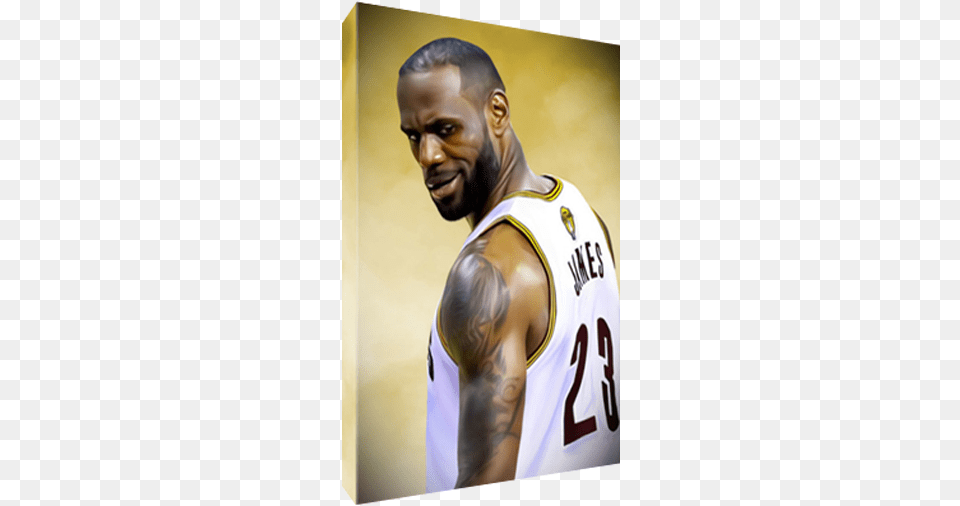 Details About Cleveland Cavaliers Lebron James Unanimous Basketball Player, Adult, Shirt, Person, People Free Png