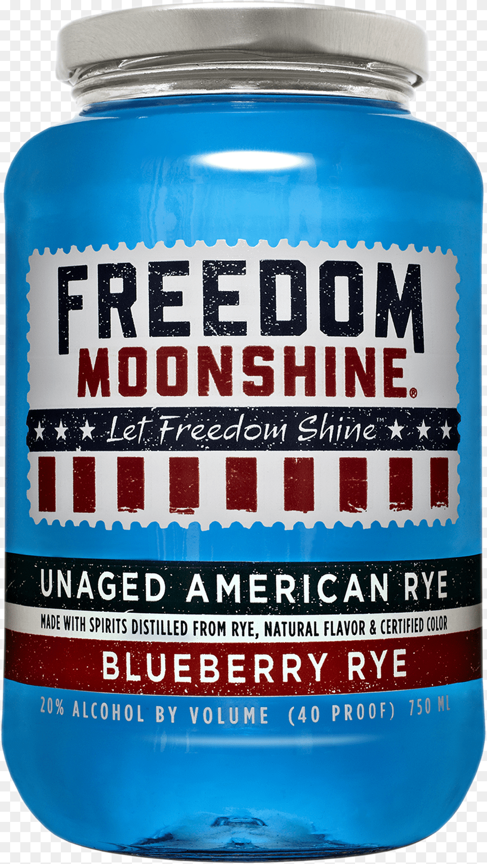 Details About Freedom Moonshine Whisky Bottle Energy Drink, Jar, Alcohol, Beer, Beverage Free Transparent Png