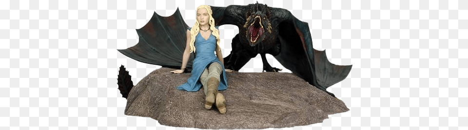 Details About Game Of Thrones Daenerys Drogon Game Of Thrones Figurines, Figurine, Adult, Female, Person Free Transparent Png