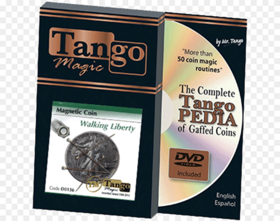 Details About Magnetic Coin Walking Liberty By Tango Scotch Soda Euro Tango, Disk, Dvd Free Transparent Png