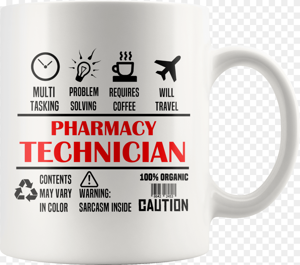 Details About Pharmacy Technician Unique Professional Beer Stein, Cup, Beverage, Coffee, Coffee Cup Free Png