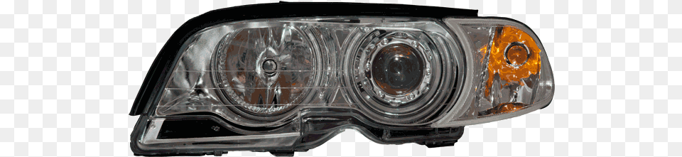 Details About Projector Headlights Lhd For Bmw E46 Coupe Cabrio 0801 Ccfl Rings Indicator Headlamp, Headlight, Transportation, Vehicle Free Png Download