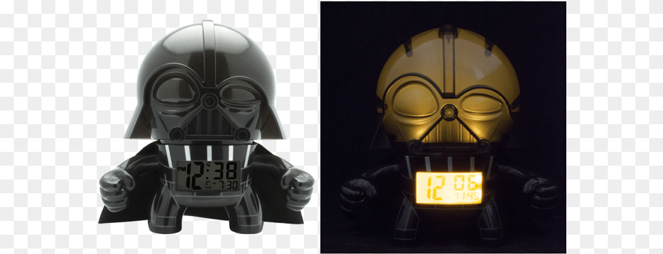 Details Bulb Botz Star Wars Darth Vader 35quot Tall Digital Alarm, Clock, Digital Clock, Helmet, Screen Png