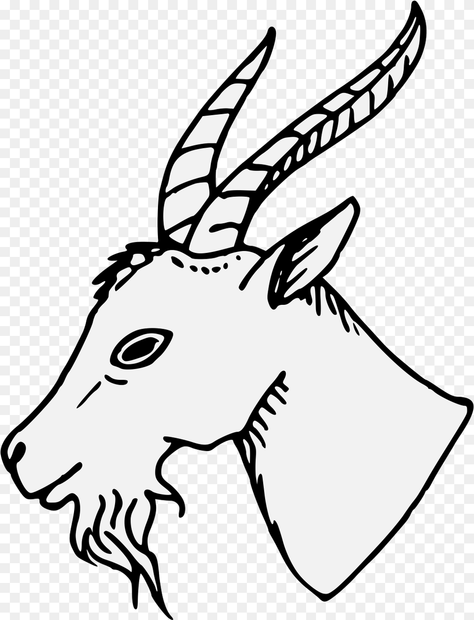Details Goats Head Heraldry Goat Head Svg, Gazelle, Animal, Antelope, Wildlife Free Png Download