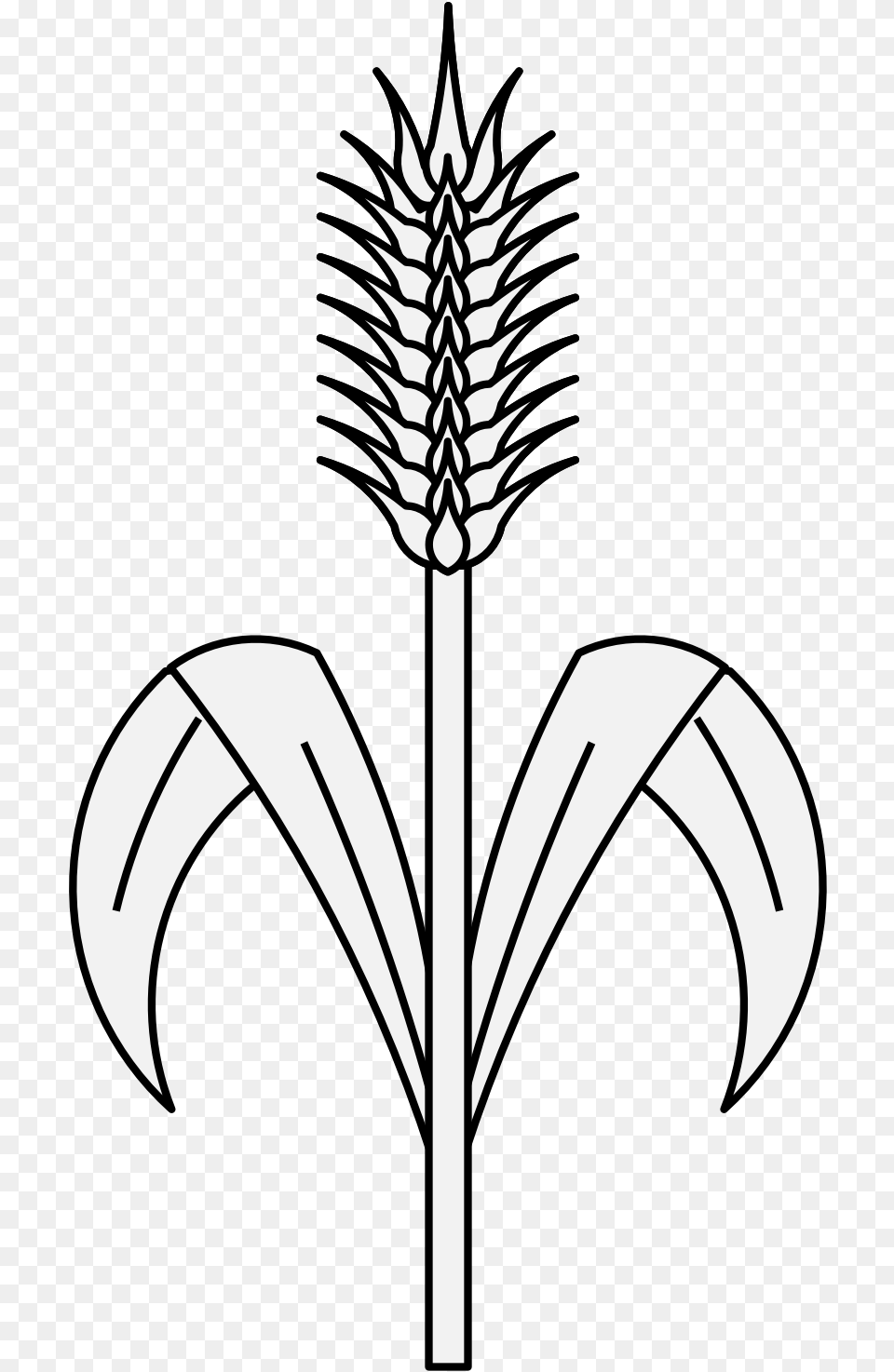 Details Traceable Wheat, Stencil, Flower, Plant Png Image