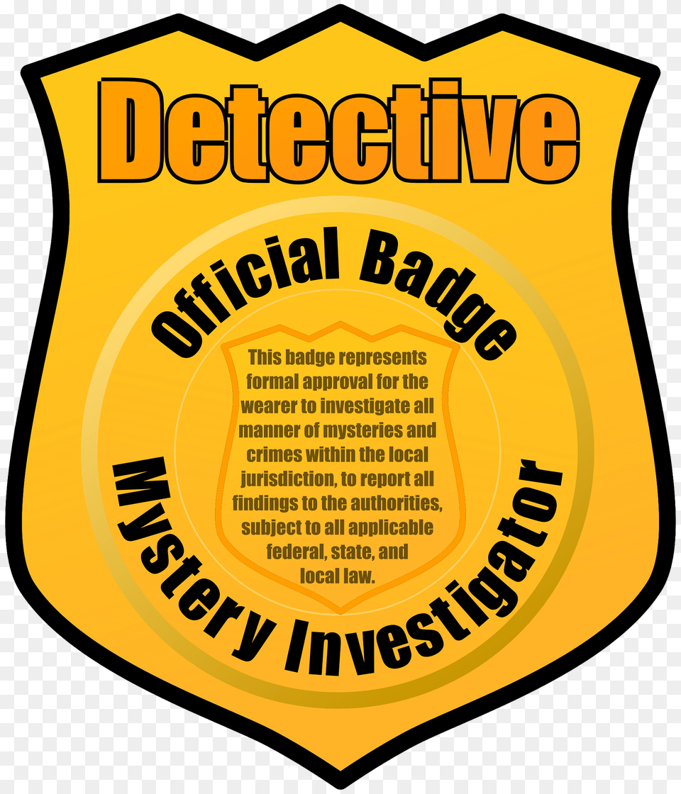 Detective Badge Clipart, Logo, Symbol Free Png Download