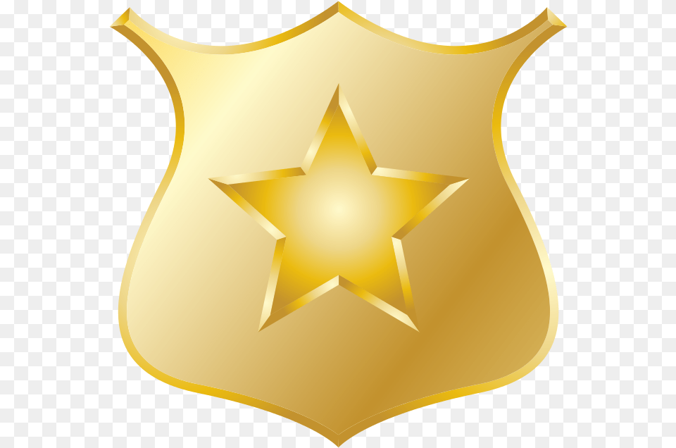 Detective Badge Clipart, Logo, Symbol, Gold, Armor Png Image