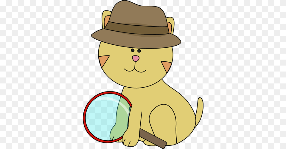 Detective Cat Clip Art Detective Clip Art, Photography, Clothing, Hat, Sun Hat Free Transparent Png