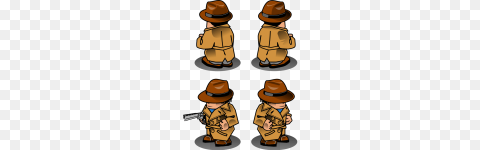 Detective Clip Art, Clothing, Hat, Sun Hat, Baby Free Png Download