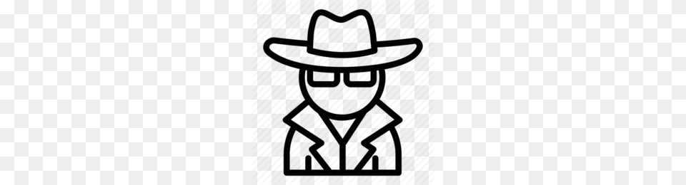 Detective Clipart, Clothing, Hat, Cowboy Hat, Sun Hat Free Transparent Png
