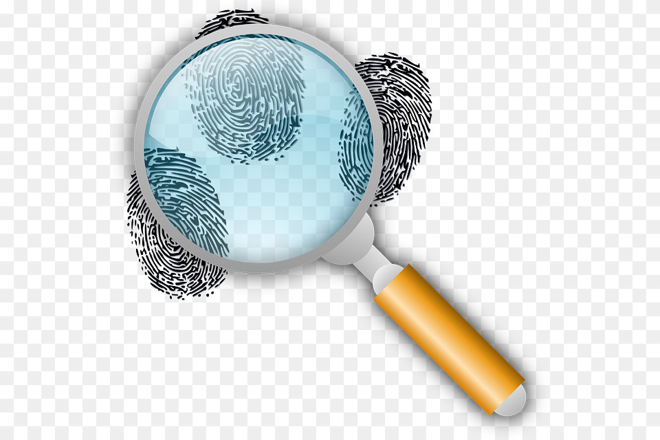 Detective Clues Find Finger Fingerprints Mystery Magnifying Glass With Fingerprints, Appliance, Blow Dryer, Device, Electrical Device Free Transparent Png