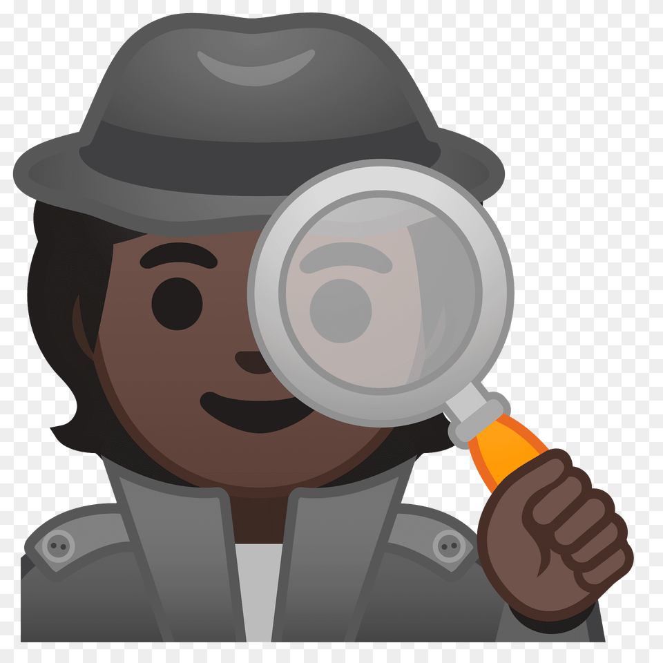 Detective Emoji Clipart, Photography, Magnifying, Baby, Person Png Image