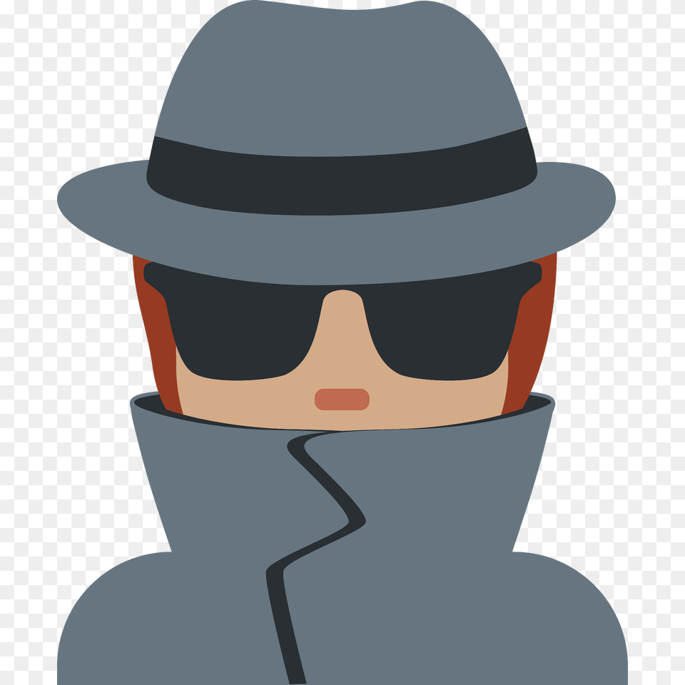 Detective Emoji Clipart, Clothing, Sun Hat, Hat, Photography Free Png Download