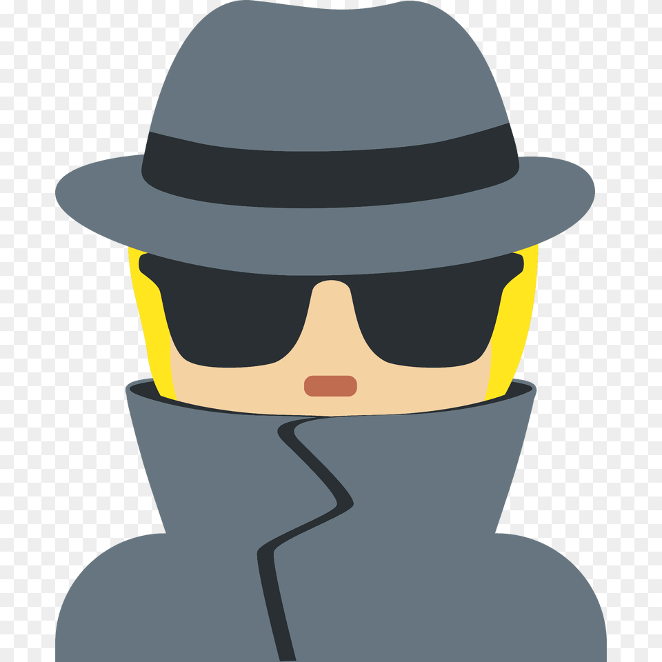 Detective Emoji Clipart, Clothing, Sun Hat, Photography, Hat Png Image