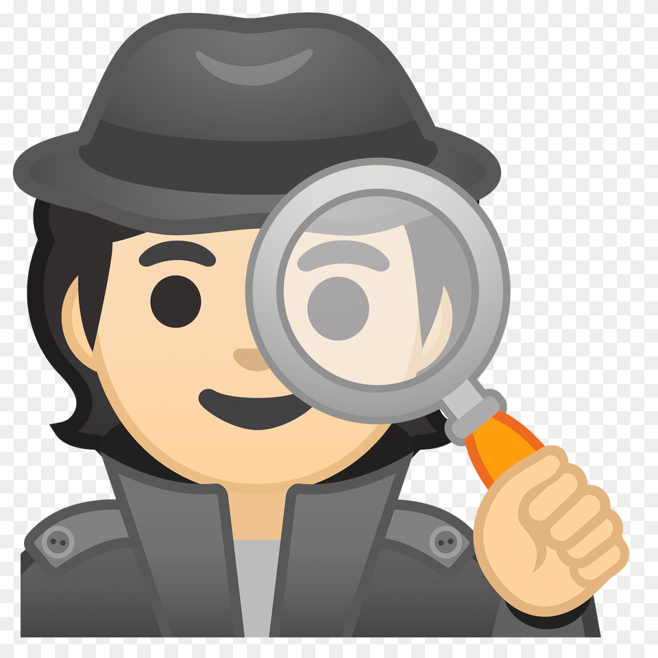 Detective Emoji Clipart, Photography, Magnifying, Baby, Person Free Png Download