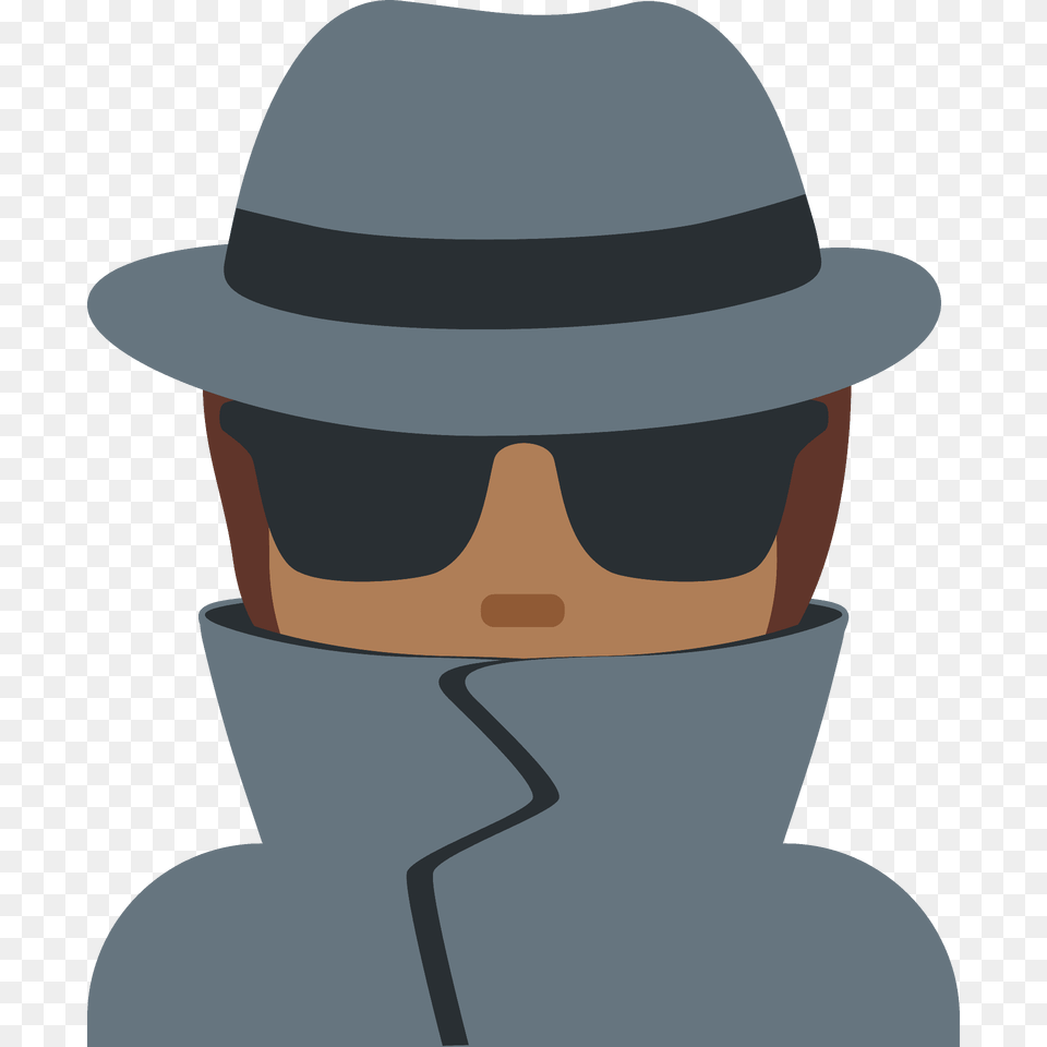 Detective Emoji Clipart, Clothing, Sun Hat, Hat, Photography Png Image