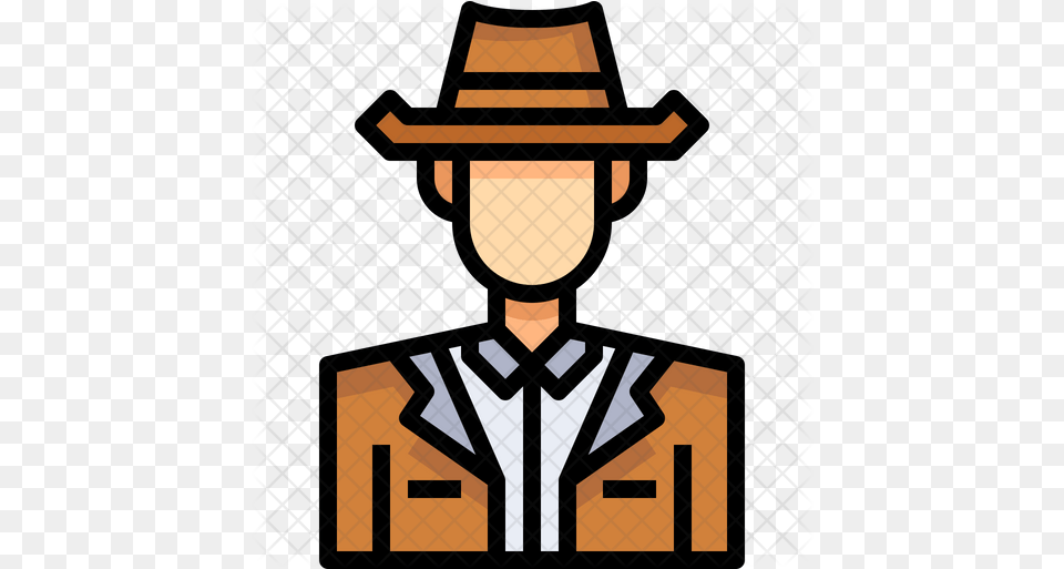 Detective Icon Detective Profile, Clothing, Hat, Cross, Symbol Png Image