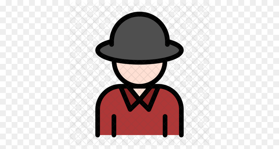 Detective Icon Hard, Clothing, Photography, Hat, Helmet Png Image