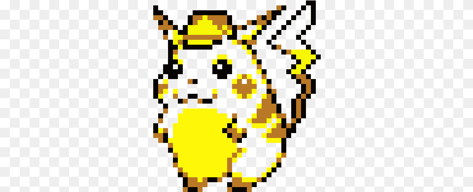 Detective Pikachu Pixel Art Maker Pikachu Sprite In Pokemon Red And Green, Person Free Png