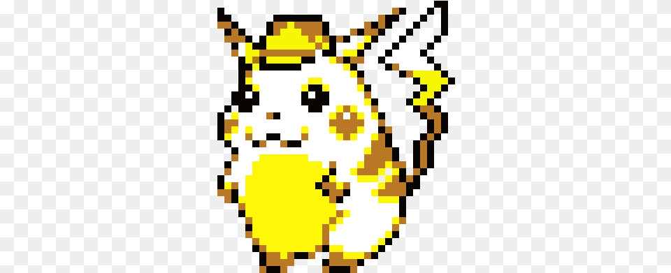 Detective Pikachu Pixel Art Maker Sprite Pikachu Pokemon Red, Pattern Free Transparent Png