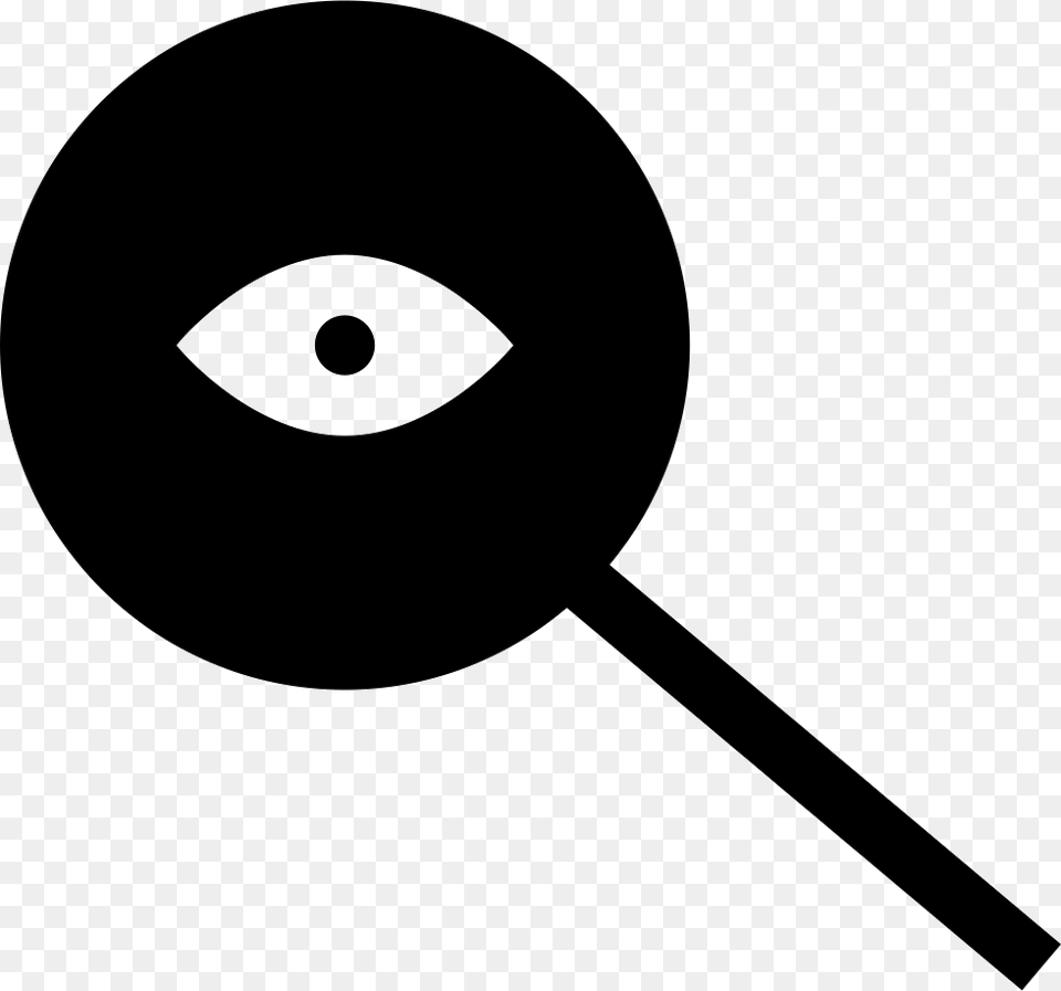 Detective Search Comments Magnifying Glass With Eye Icon, Food, Sweets, Candy, Appliance Free Png