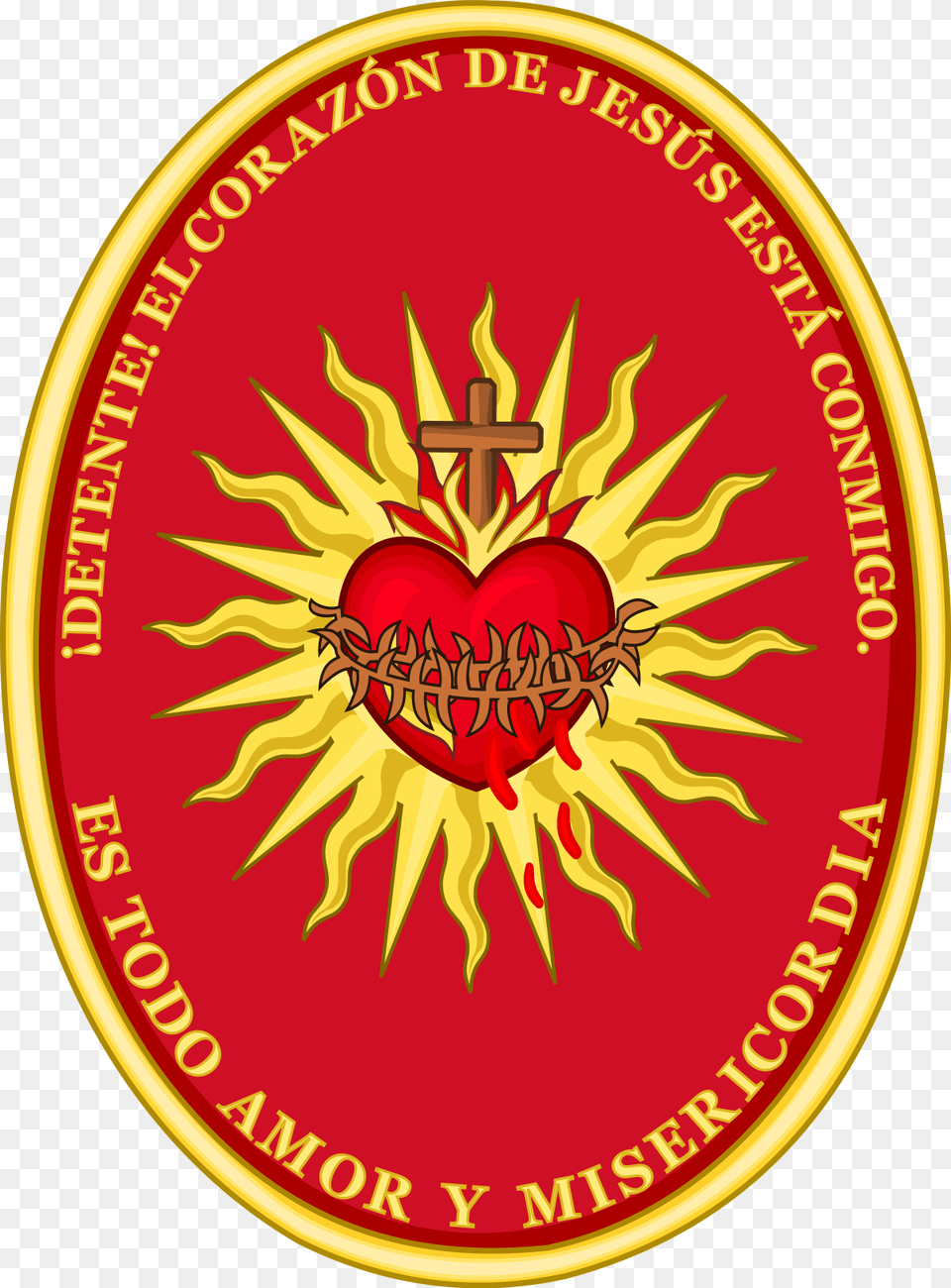 Detente Corazon De Jesus, Emblem, Symbol, Logo, Food Free Transparent Png